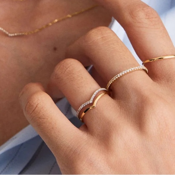 Mejuri Wishbone Stacker Set NEW! - Picture 11 of 11